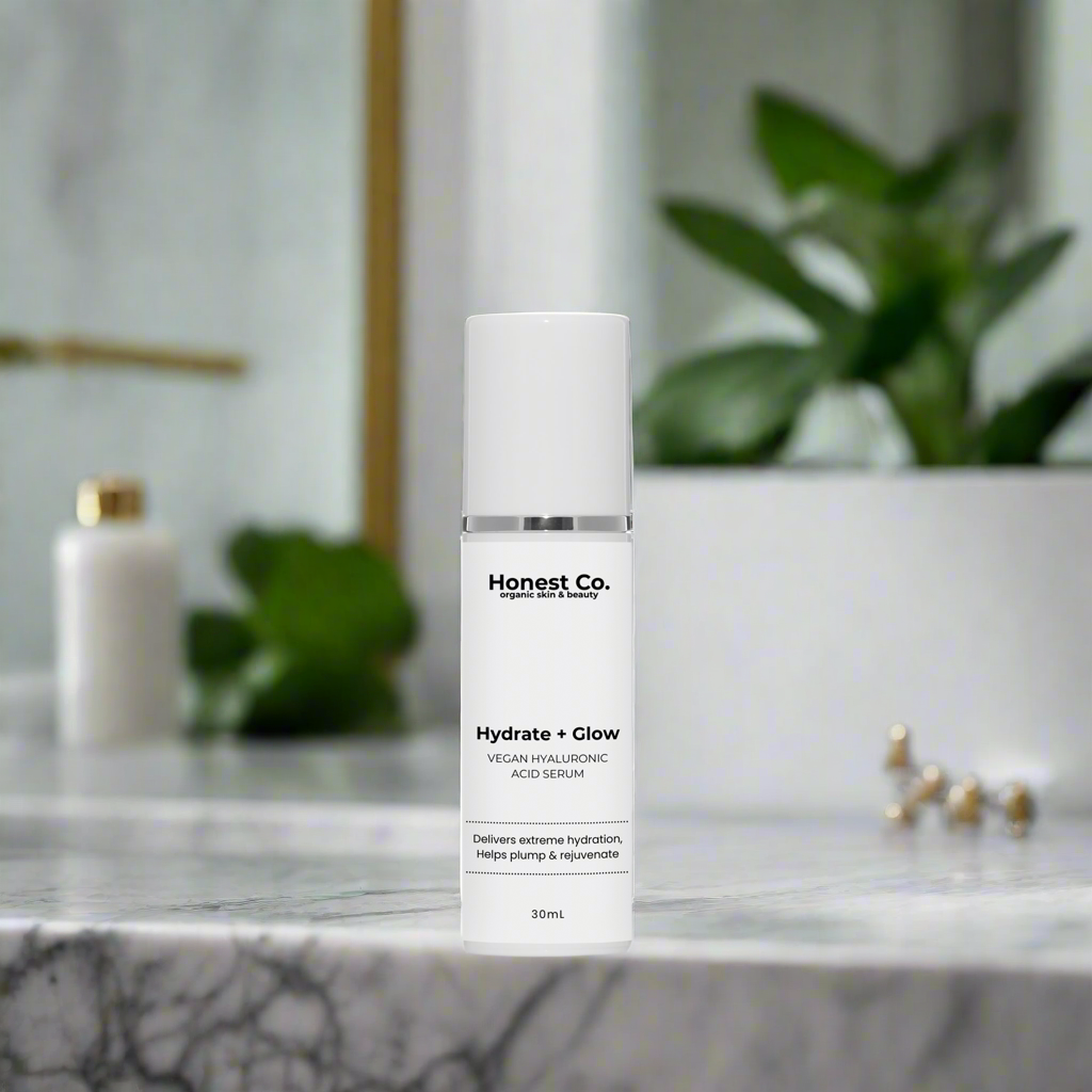 Hydrate + Glow – Vegan Hyaluronic Acid Serum