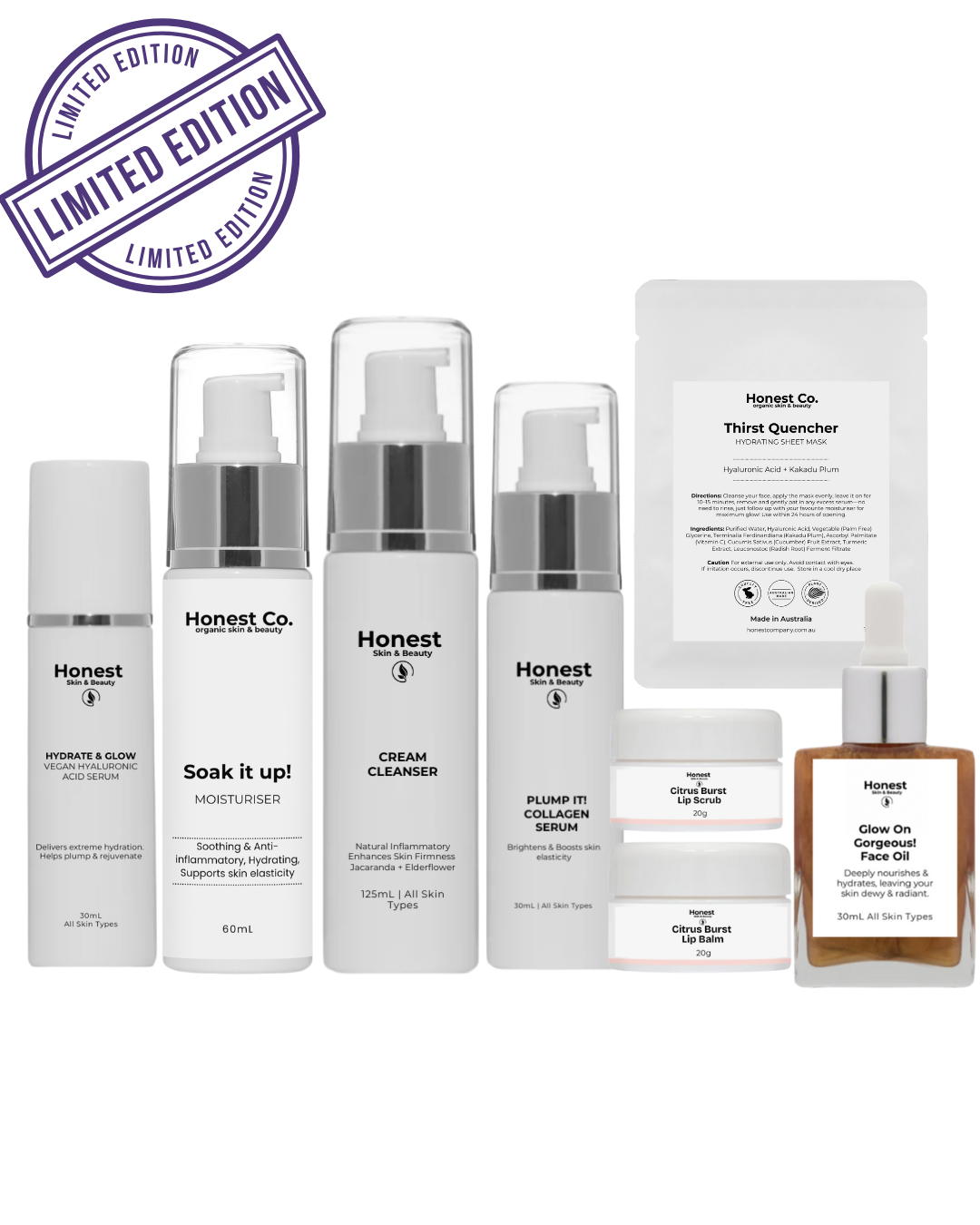 Limited Edition Holiday Pack Honest Skin and Beauty